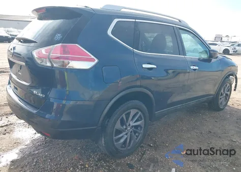 2016 Nissan Rogue Sl из США, поврежденный, VIN 5N1AT2MV5GC888276